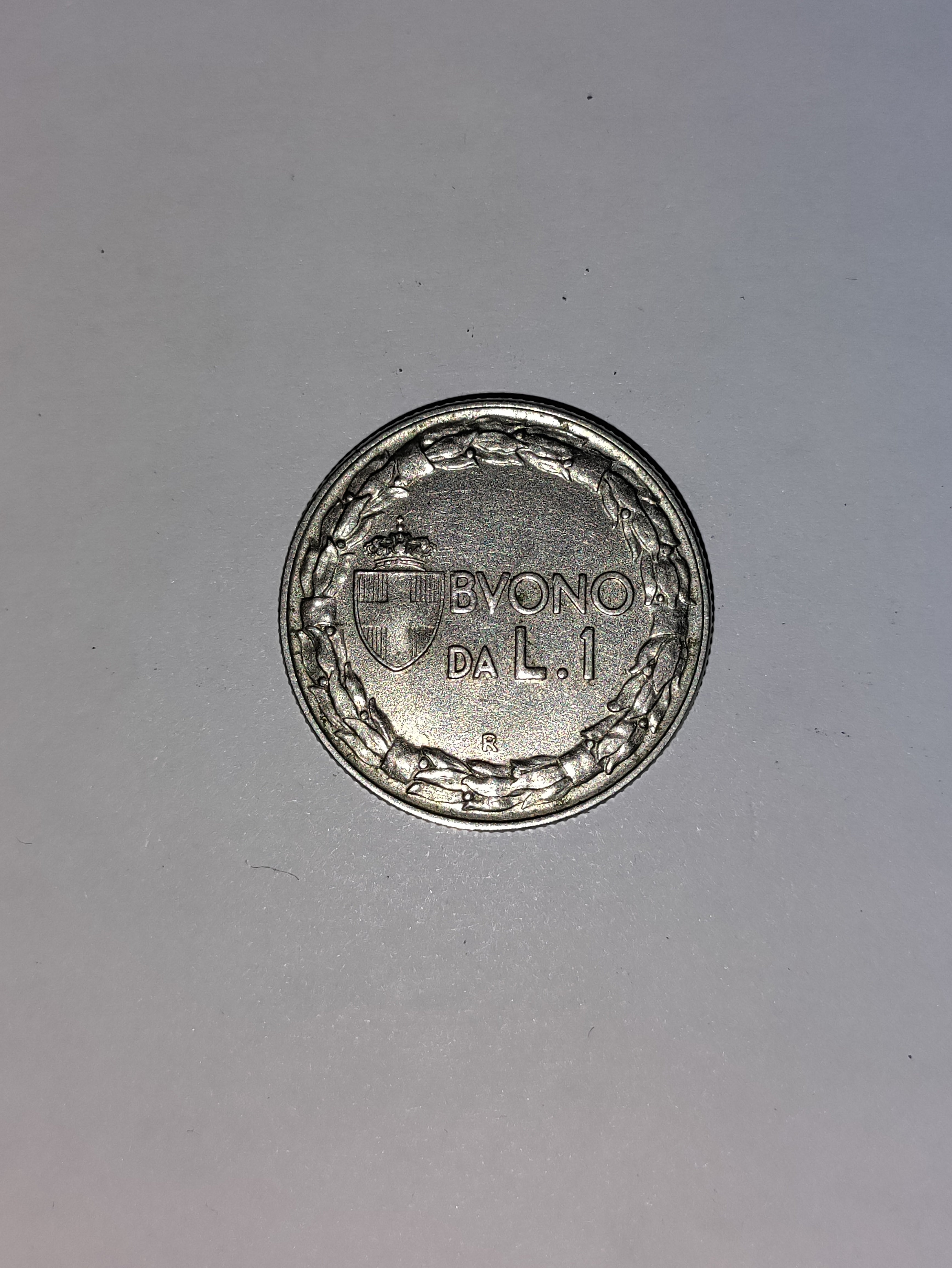 1 Lire Italy 1922