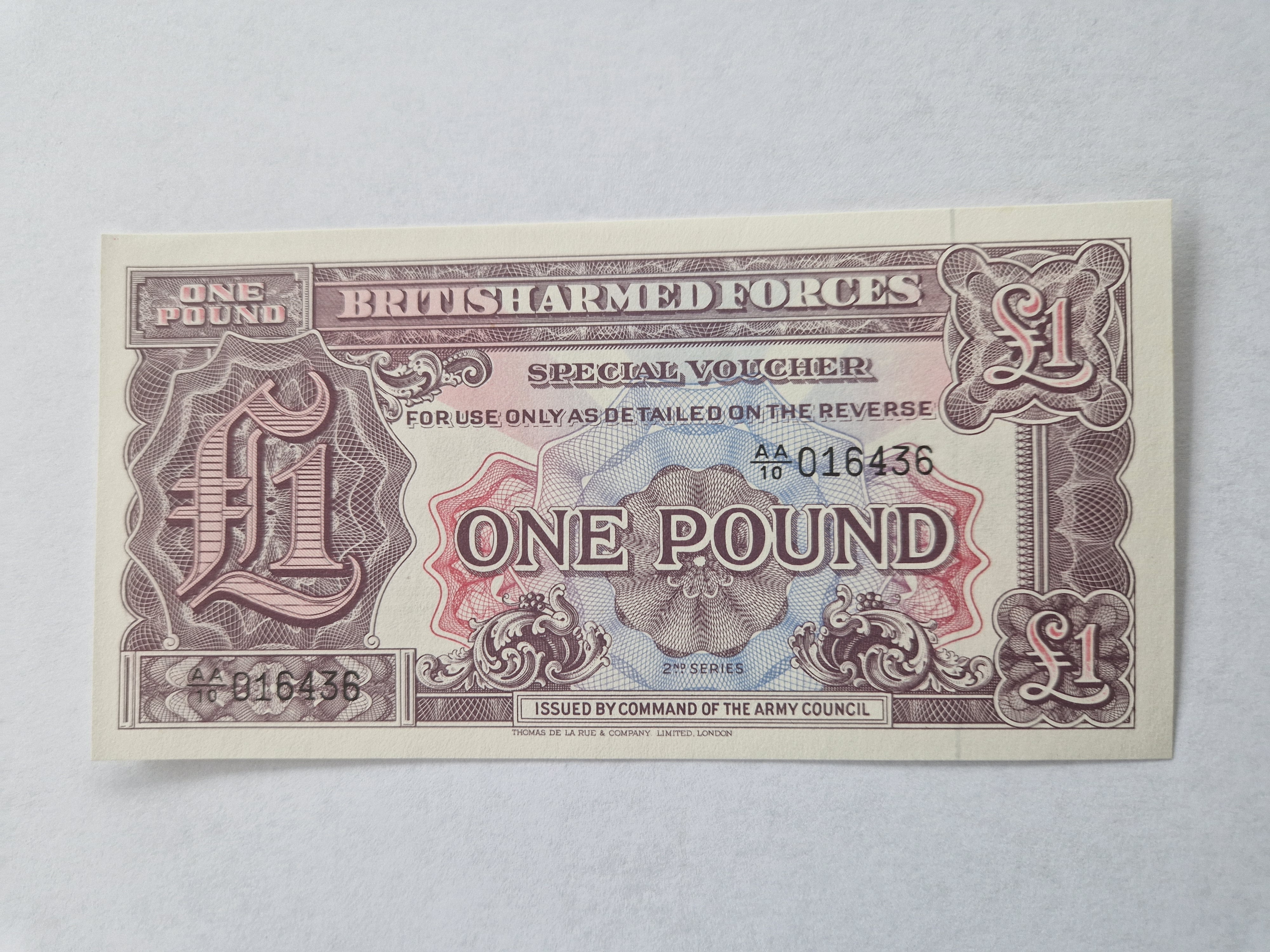 One Pound - British Armed Forces