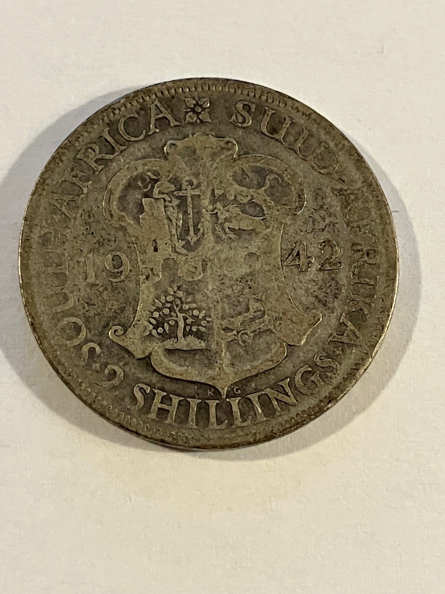 2 Shillings South Africa 1942