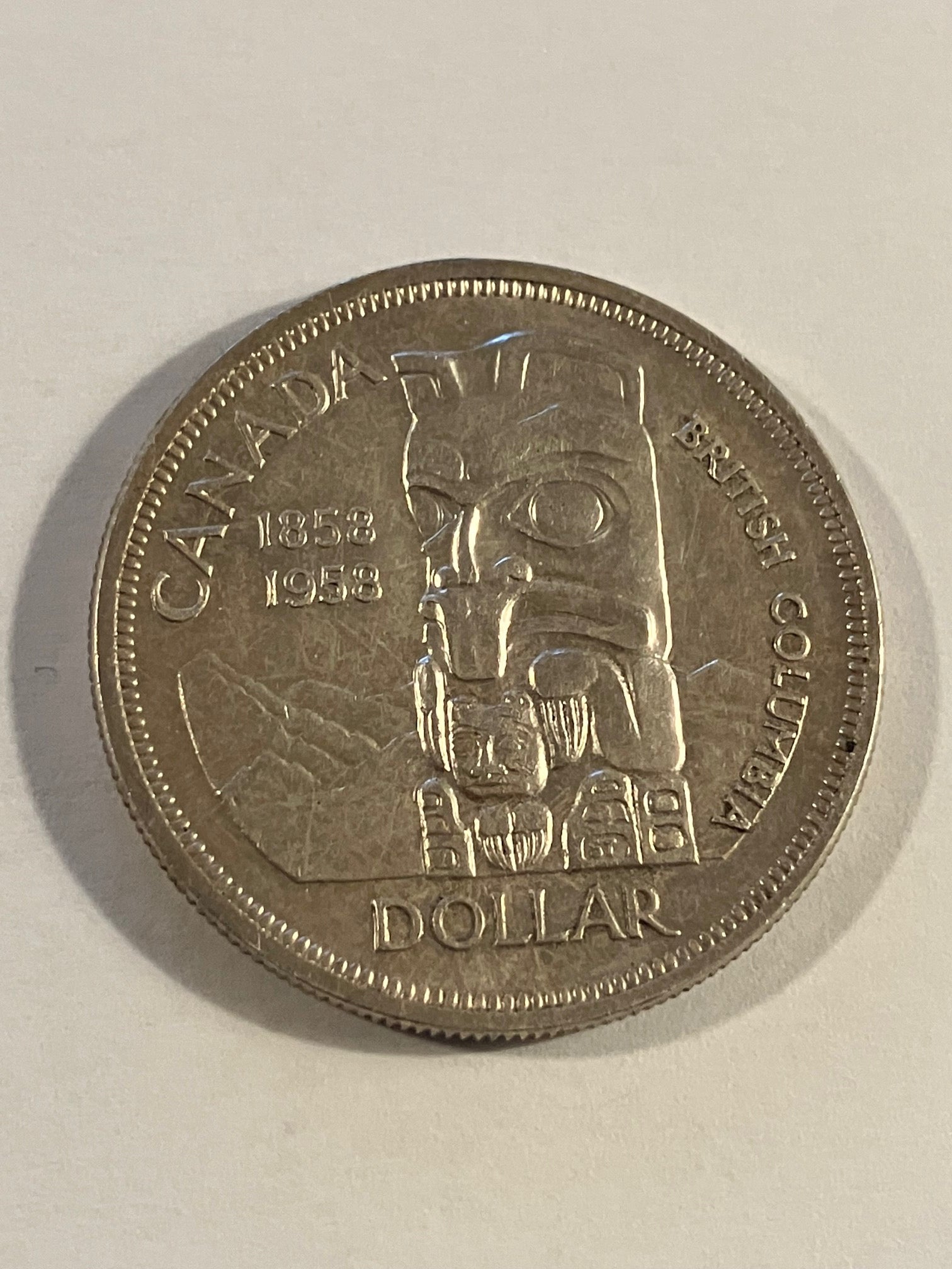 1 Dollar Canada - British Colombia 1958