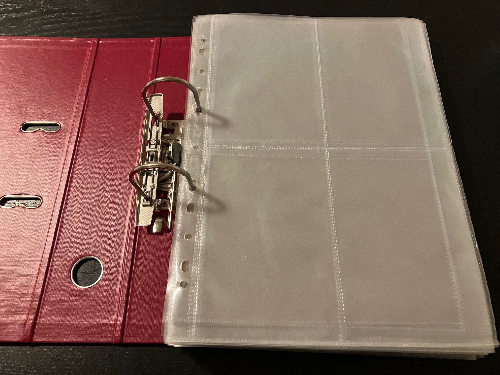 Brugt seddelmappe med plads til over 200 sedler