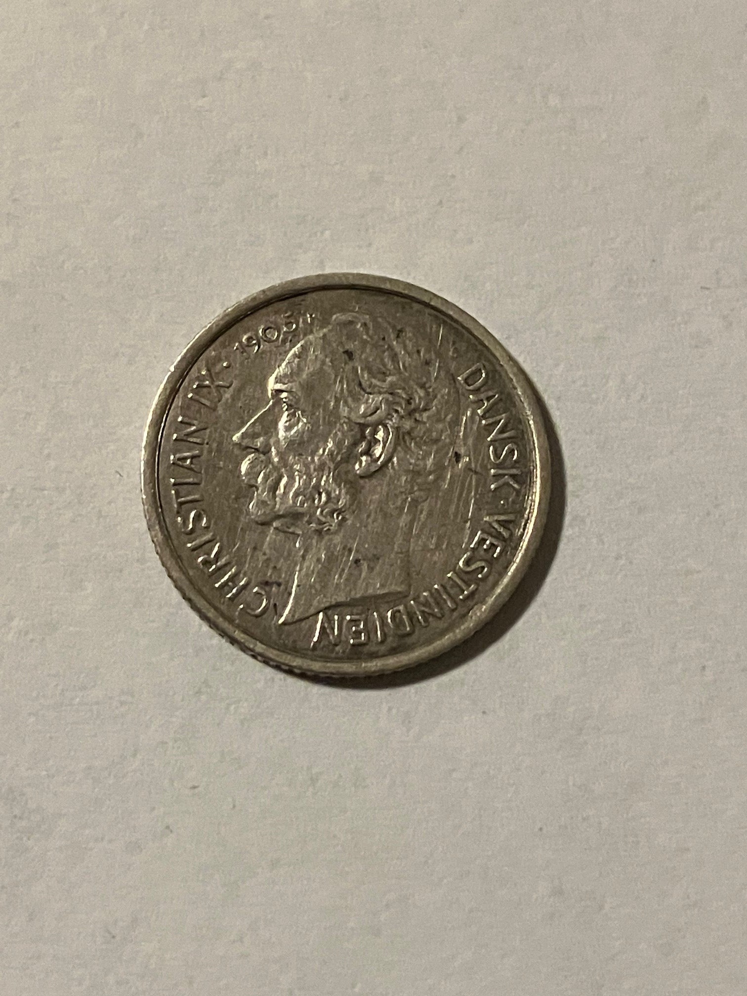 10 Cents / 50 Bit Dansk Vestindien 1905