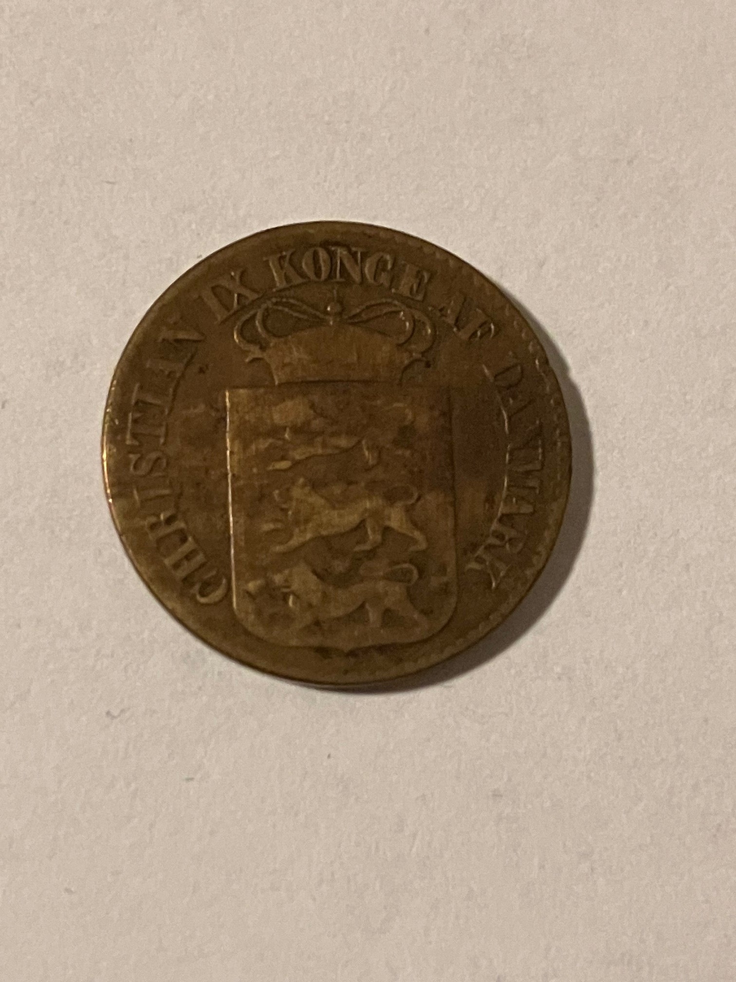 1 Cent Dansk Vestindien 1868