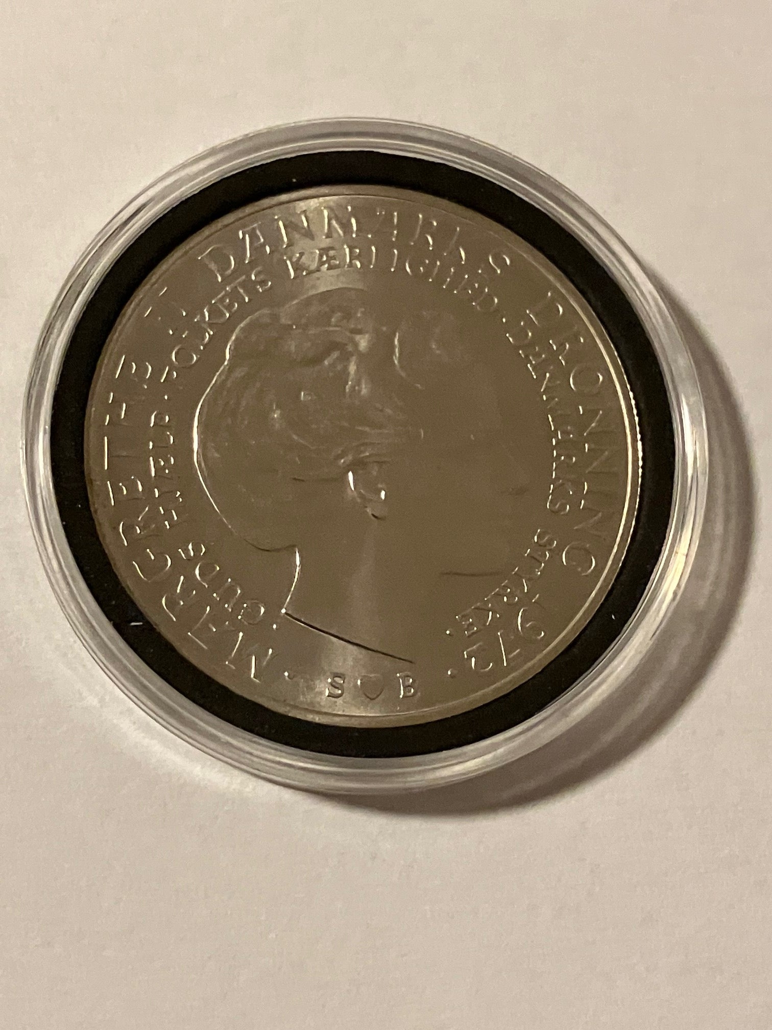 10 Kroner 1972 Erindringsmønt - Pæn stand