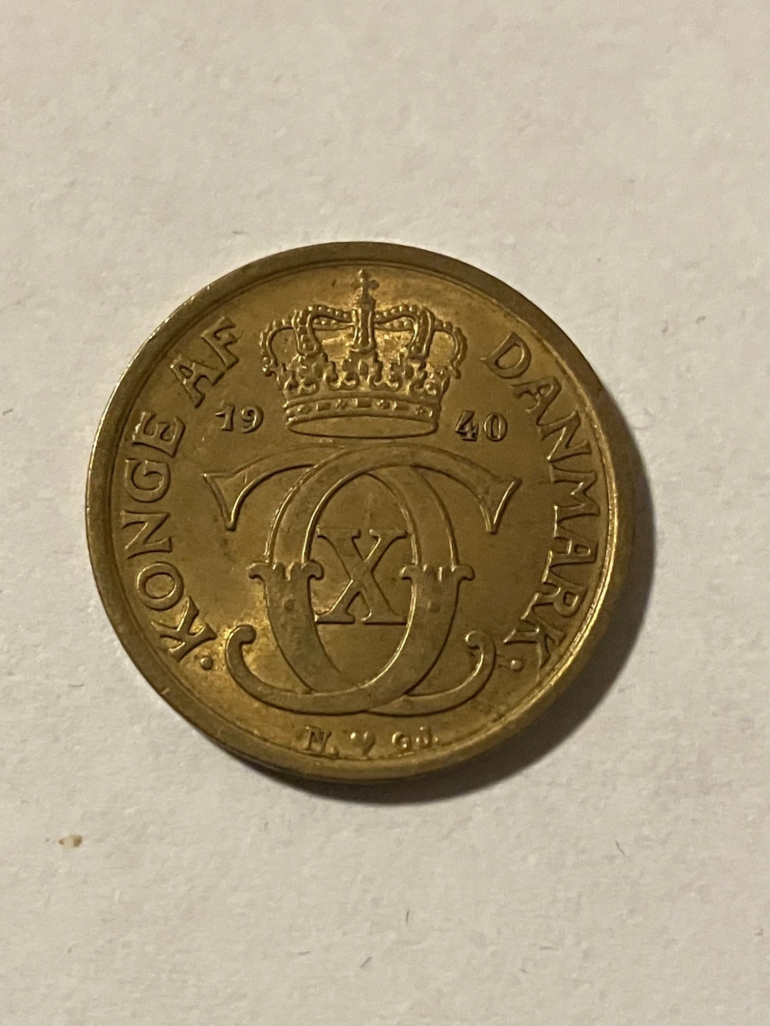 1/2 krone 1940 - Pæn stand