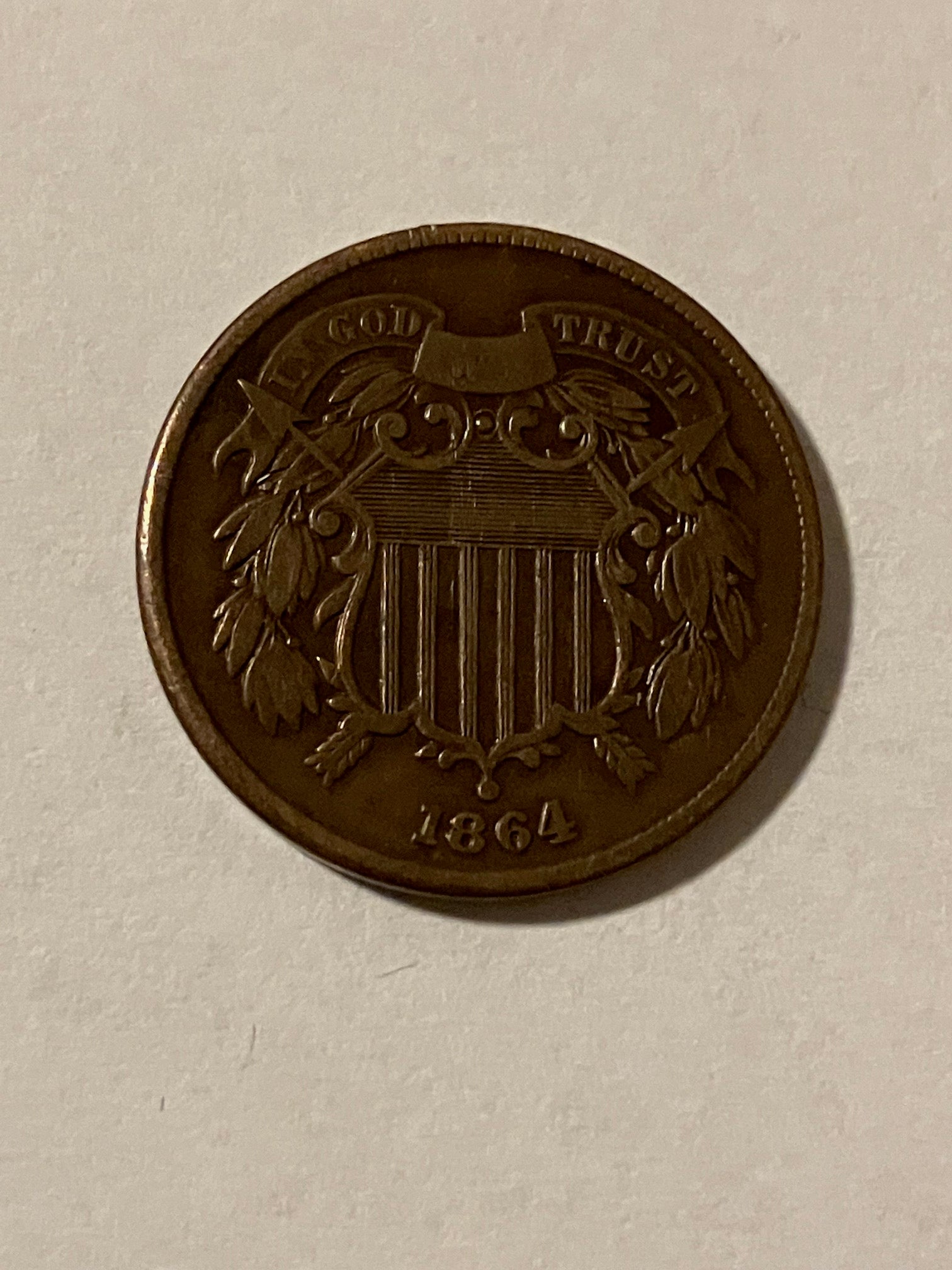 2 Cents 1864 USA