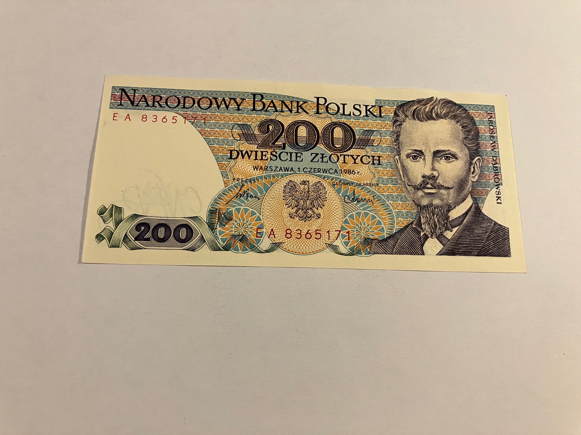 200 Zlotych 1986 Polen