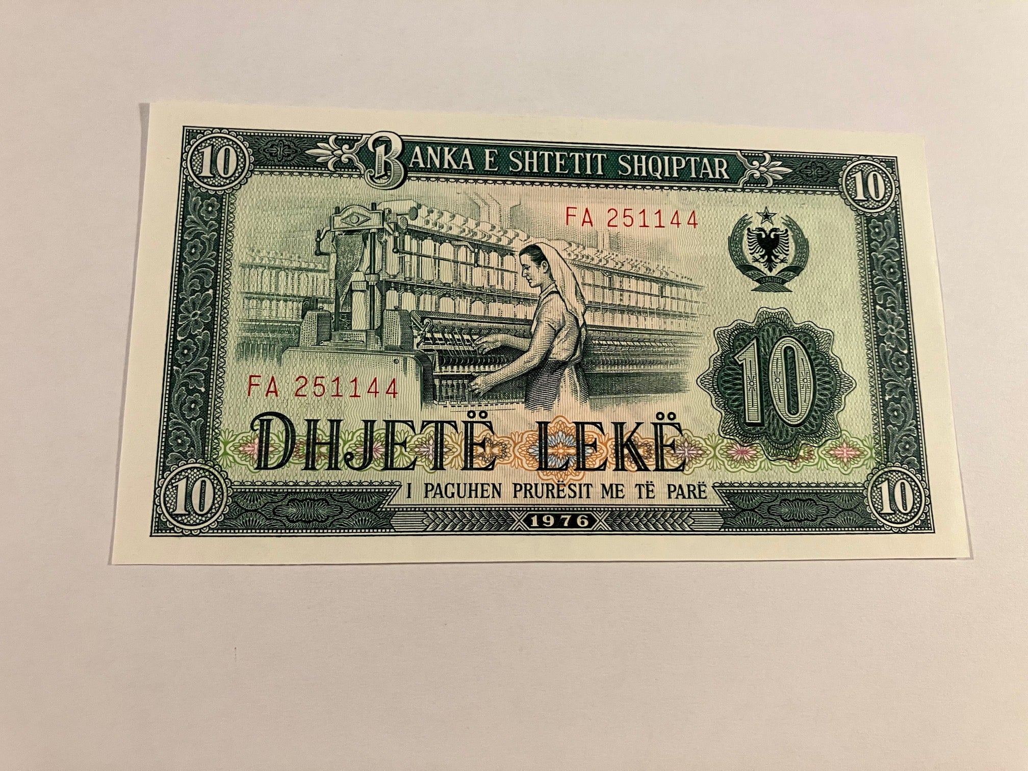10 Leke 1976 Albanien