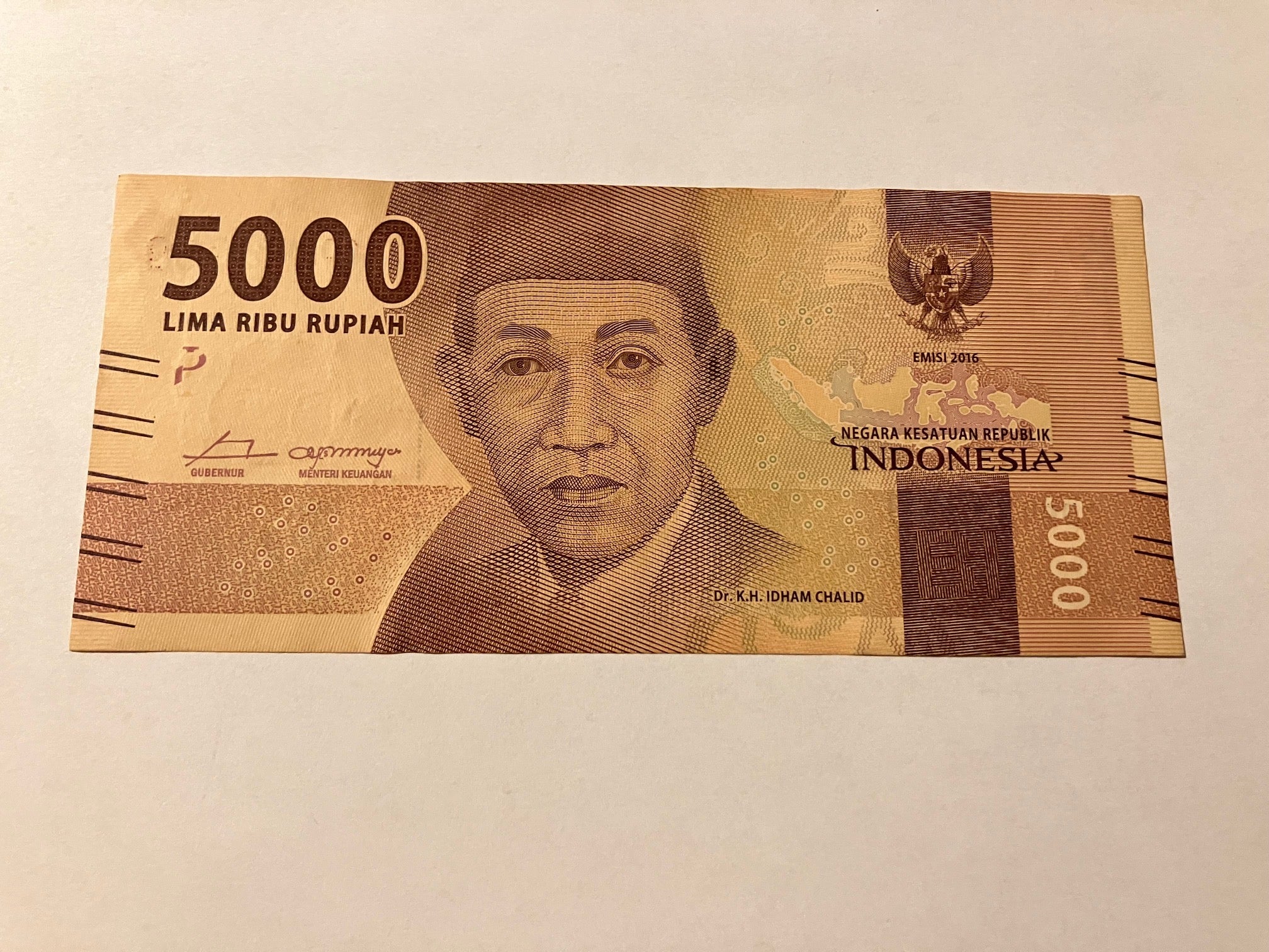 5000 Rupiah Indonesia