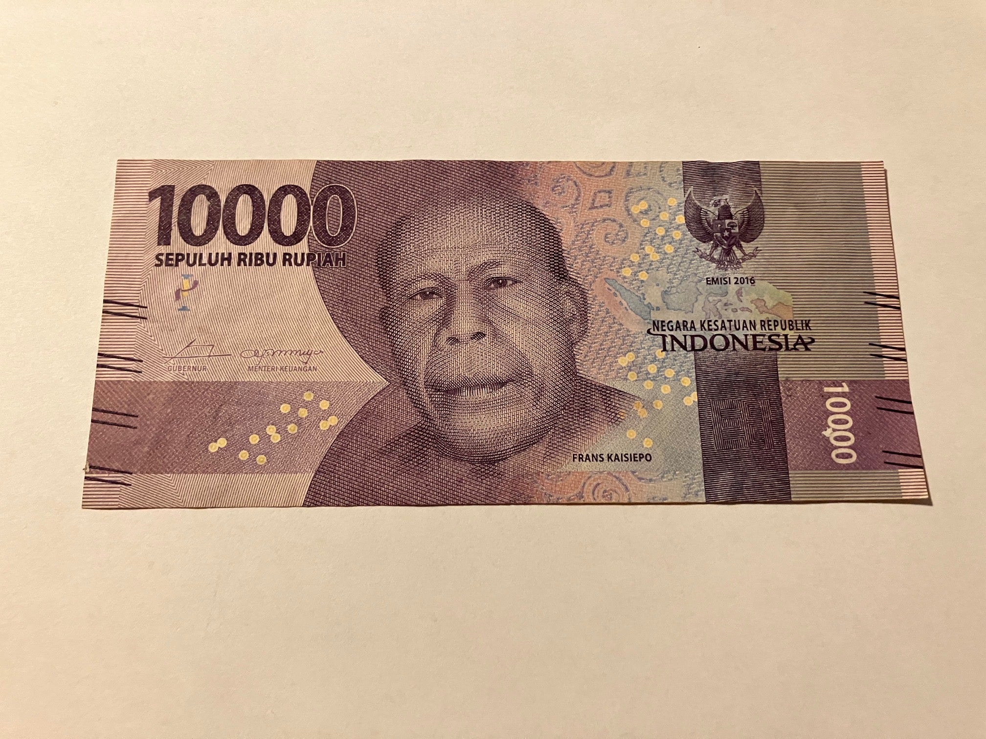 10000 Rupiah Indonesia