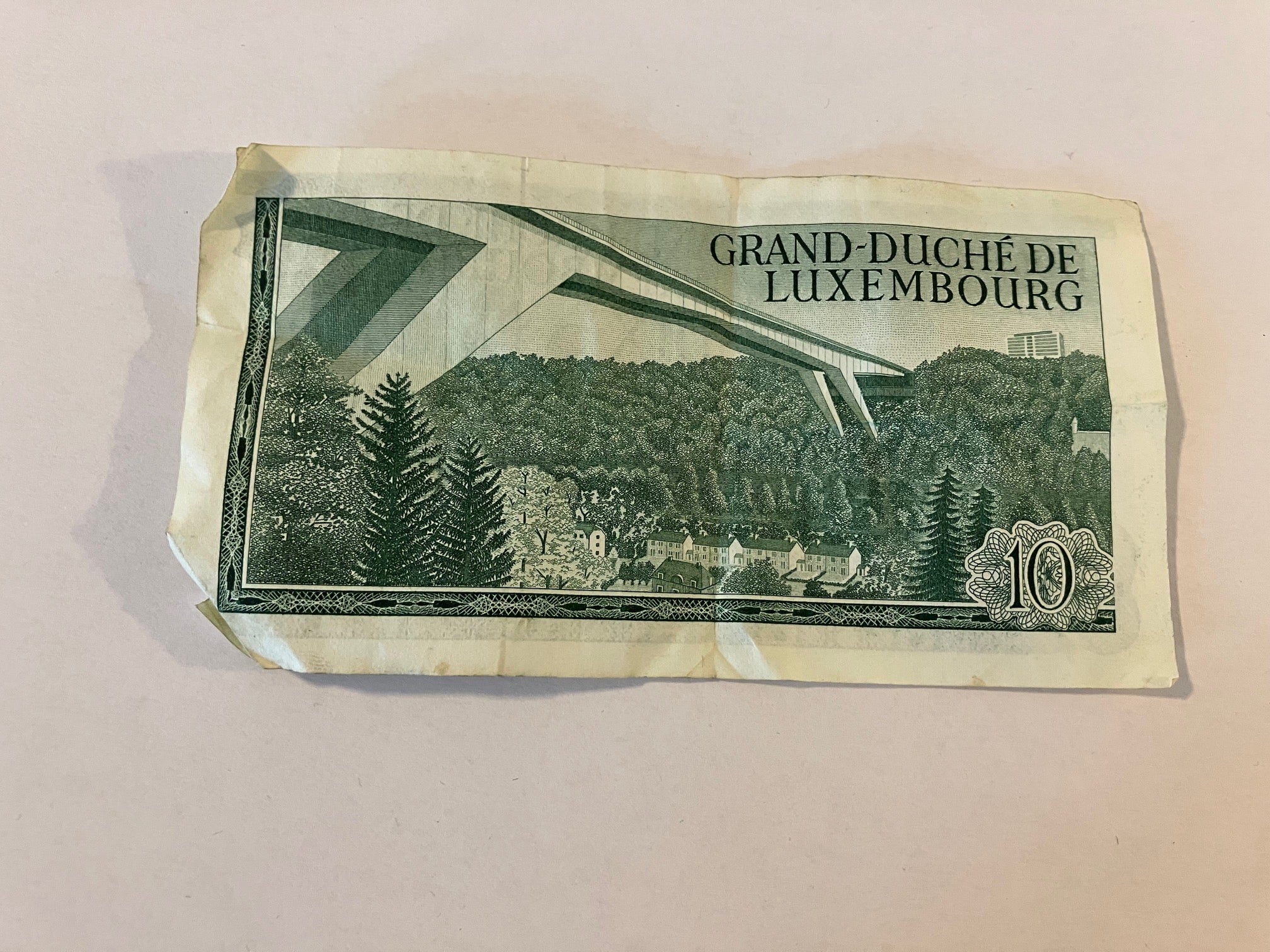 10 Francs Luxembourg 1967 - Bad condition