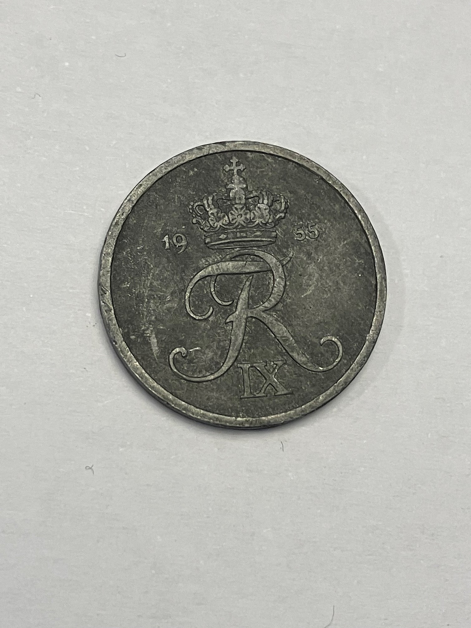 2 Øre Danmark 1955