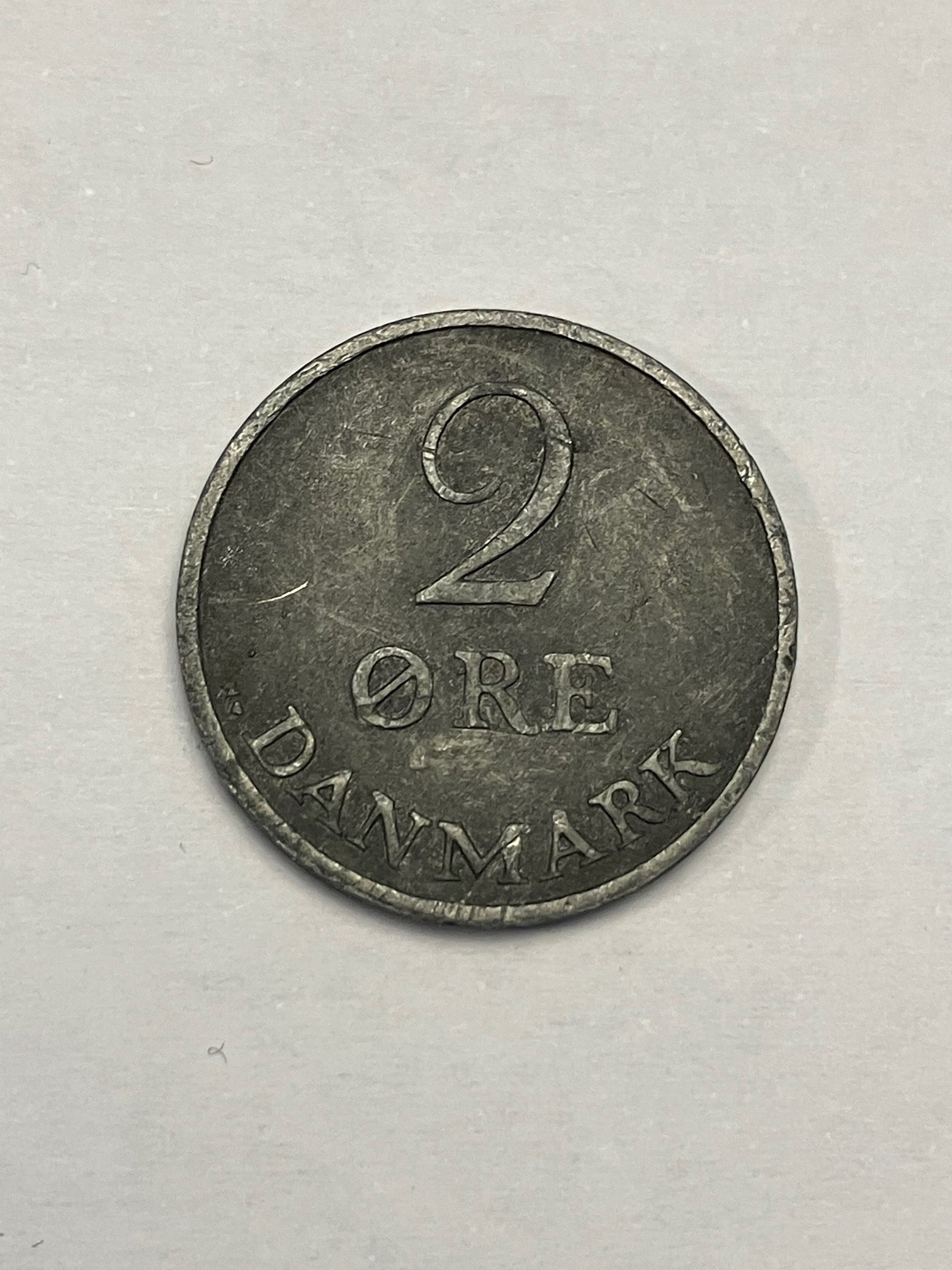 2 Øre Danmark 1955