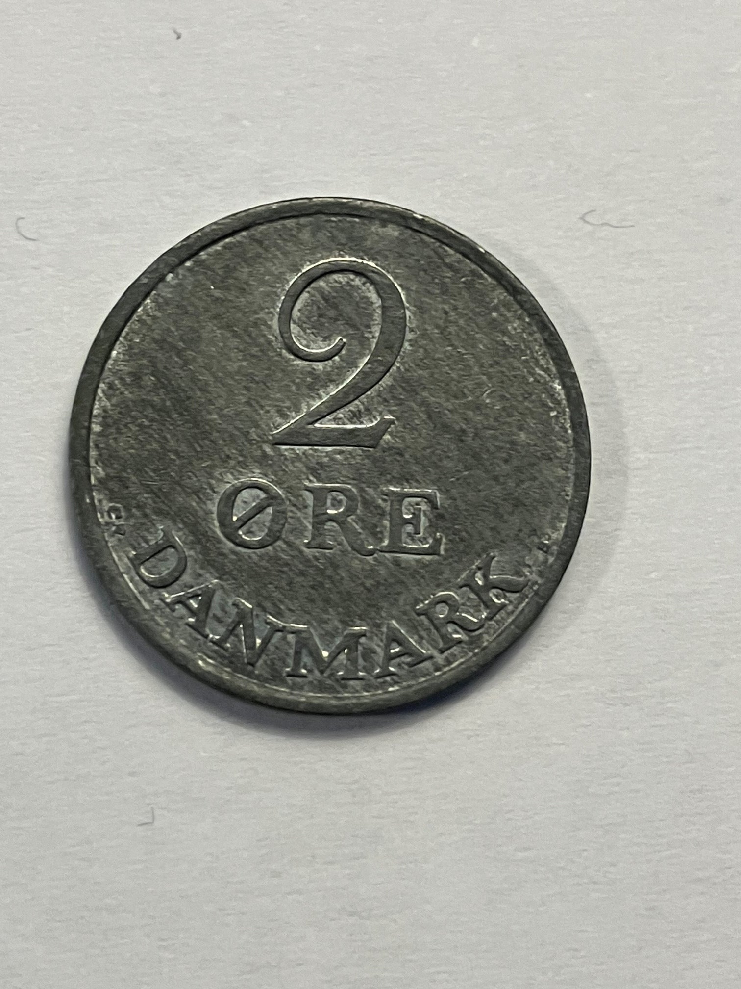 2 Øre Danmark 1966