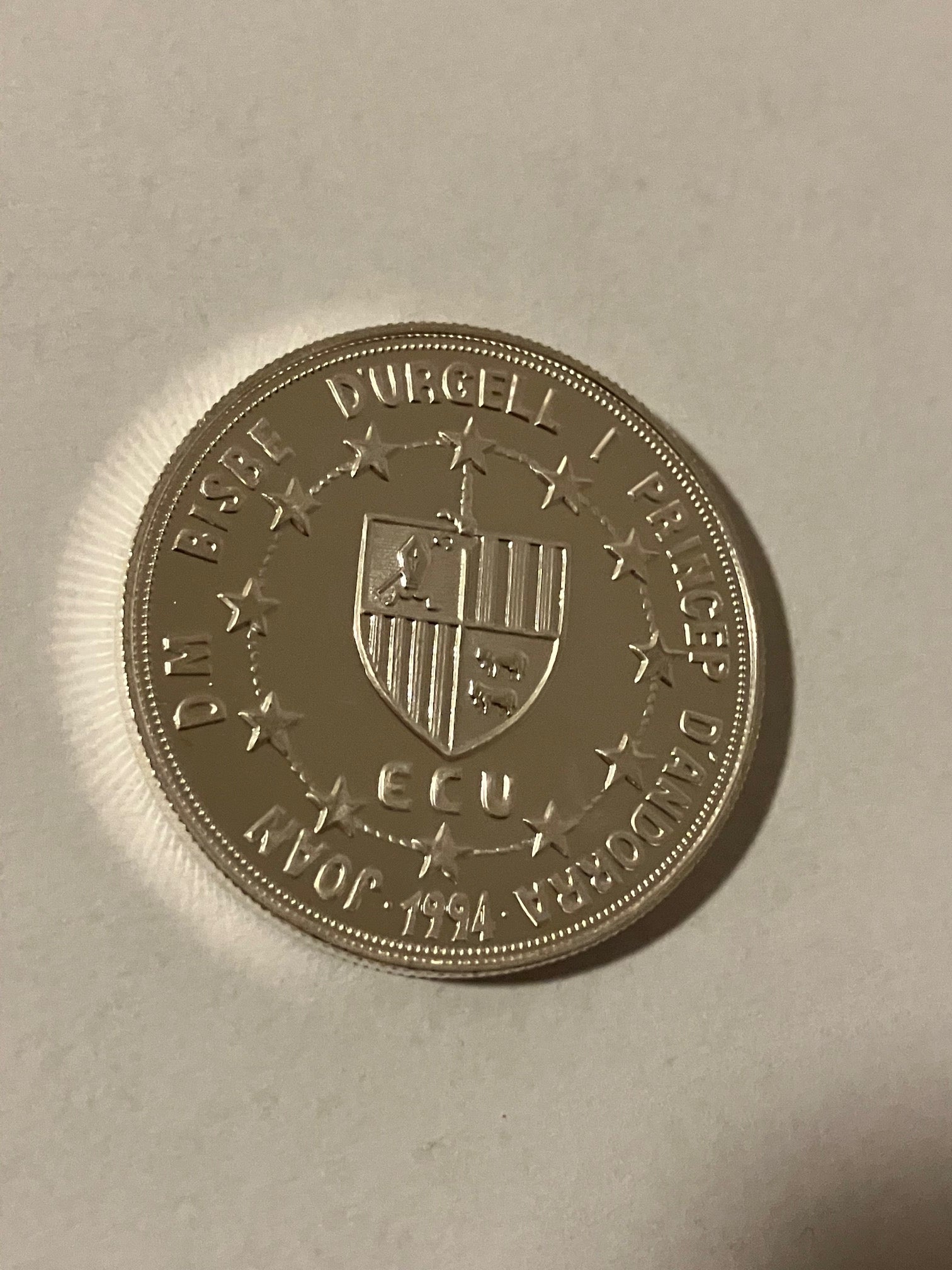 10 Diners Andorra 1994 - Silver - Low mintage