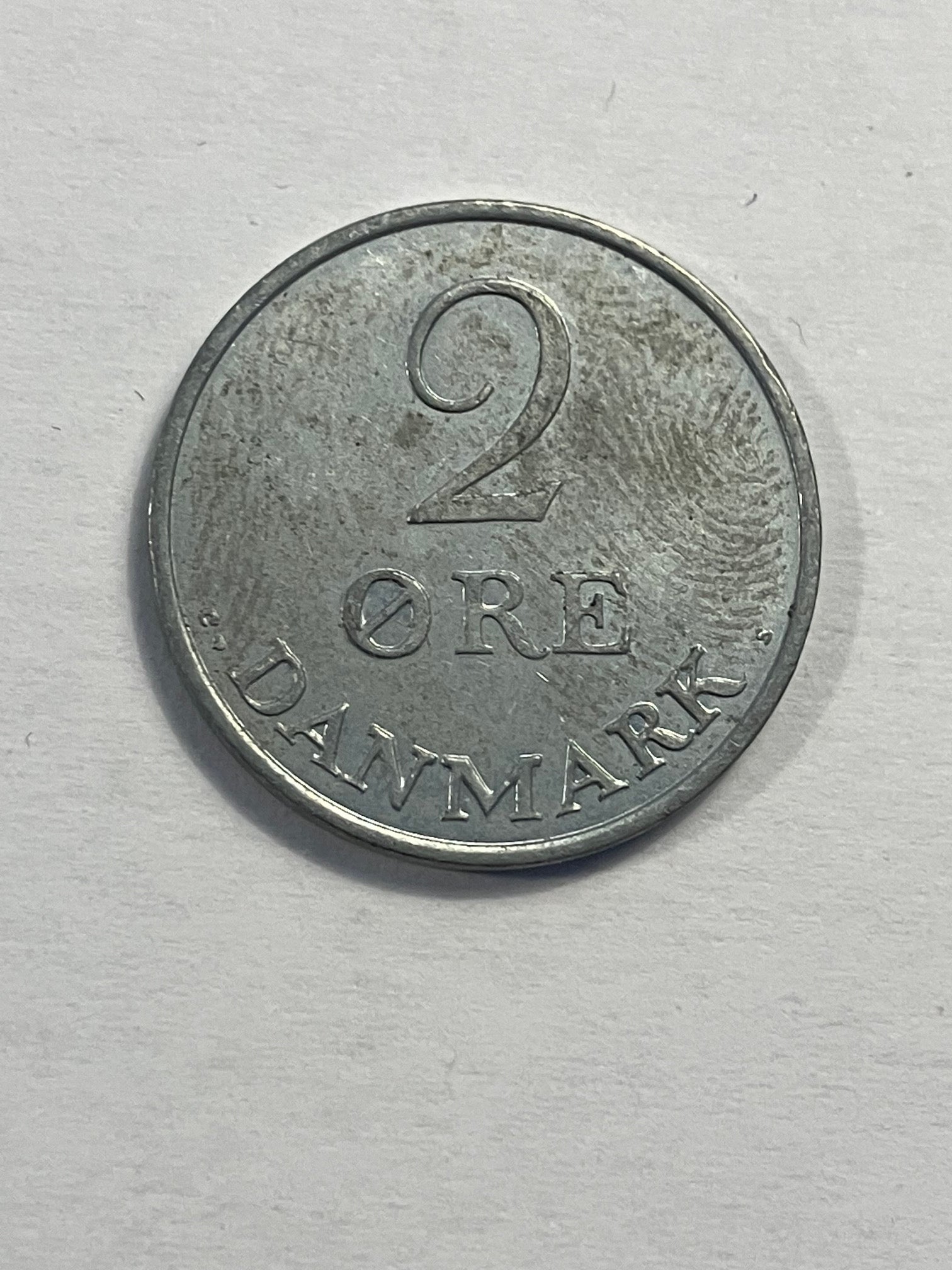 2 Øre Danmark 1969