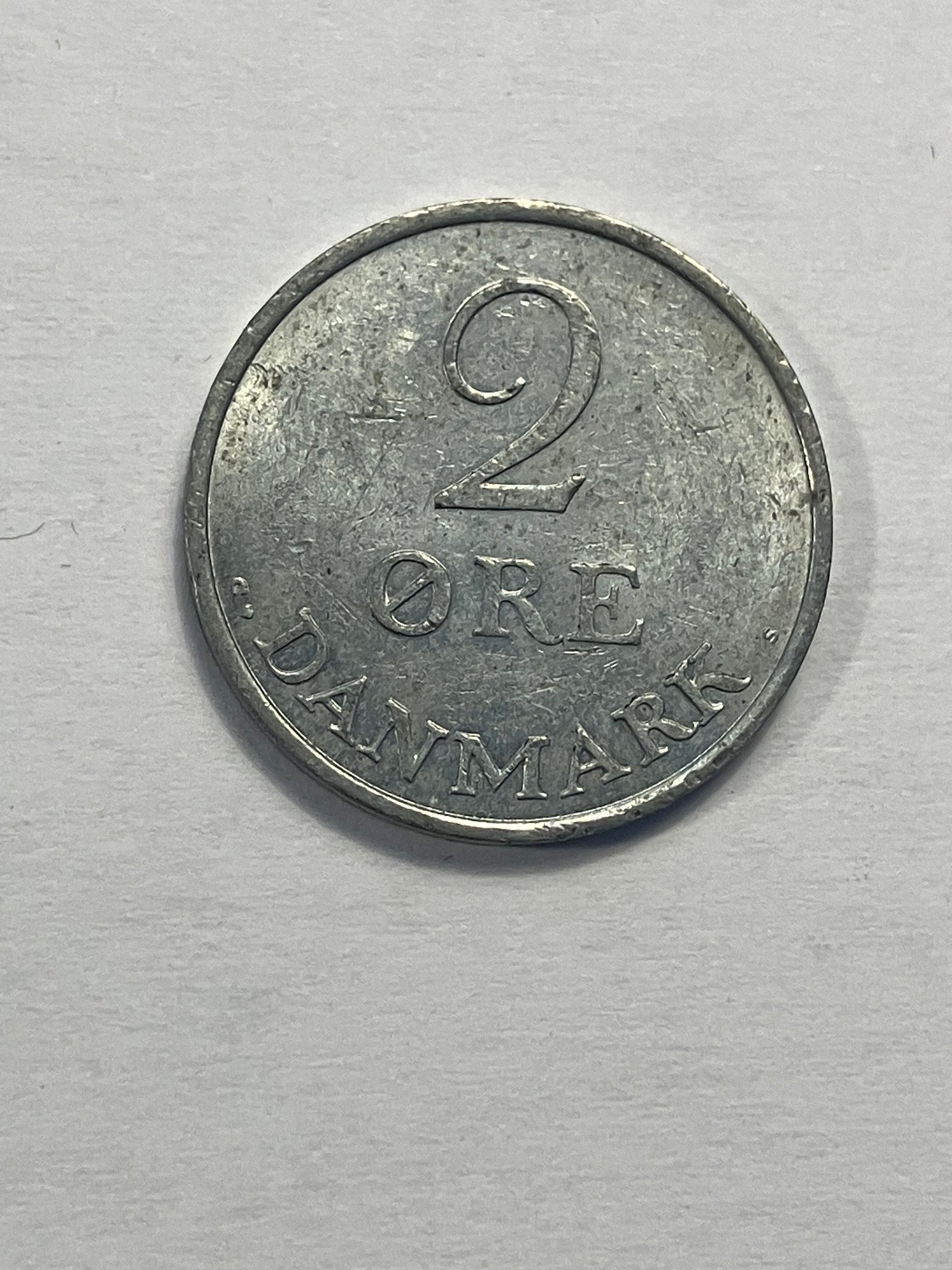 2 Øre Danmark 1970