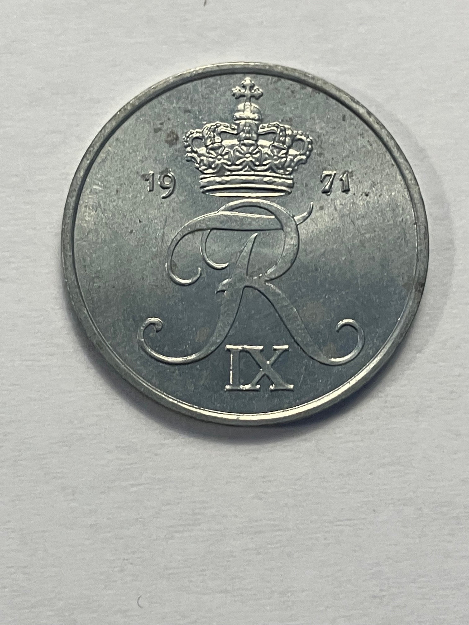 2 Øre Danmark 1971