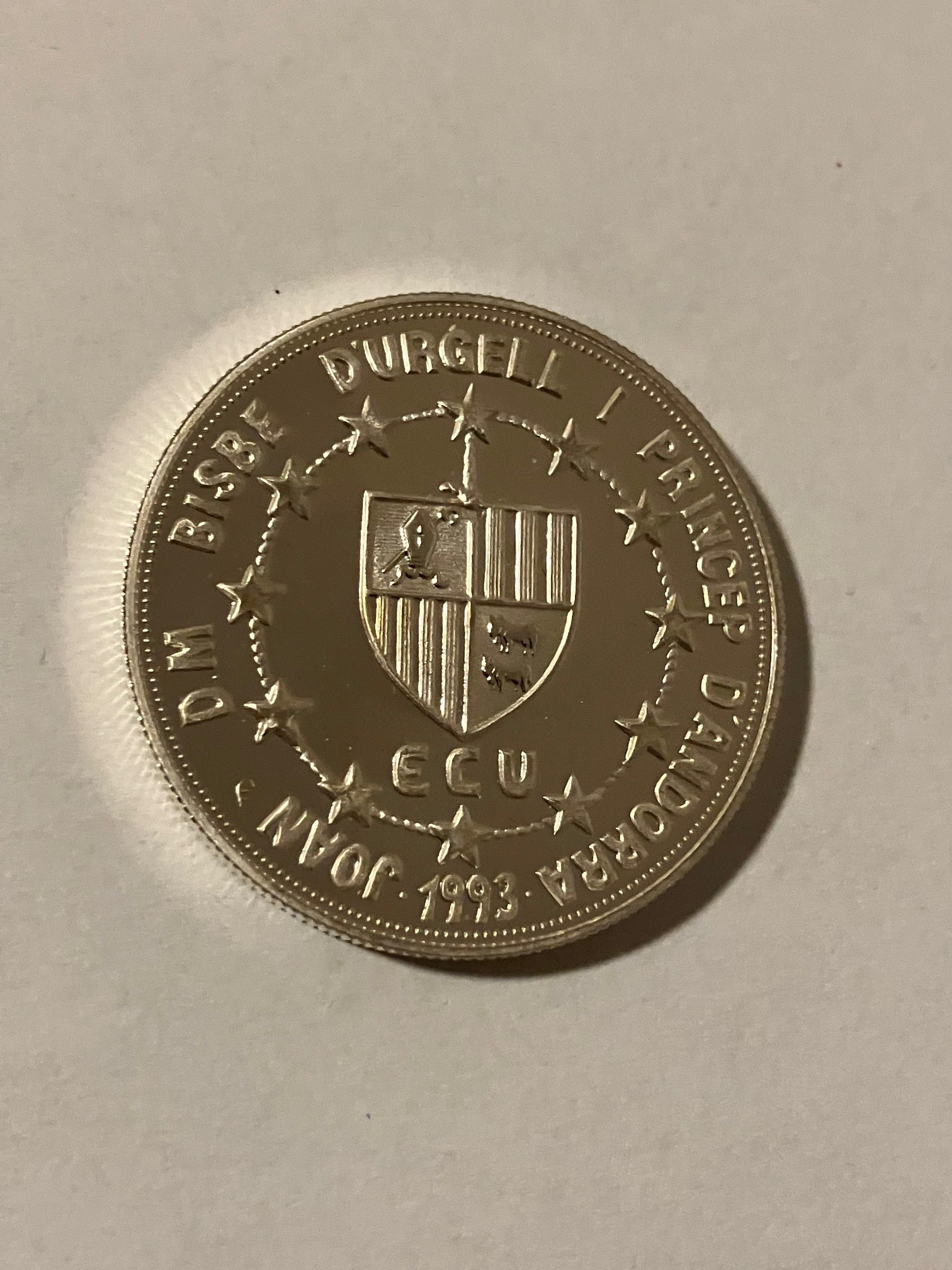 10 Diners Andorra 1993 - Low mintage