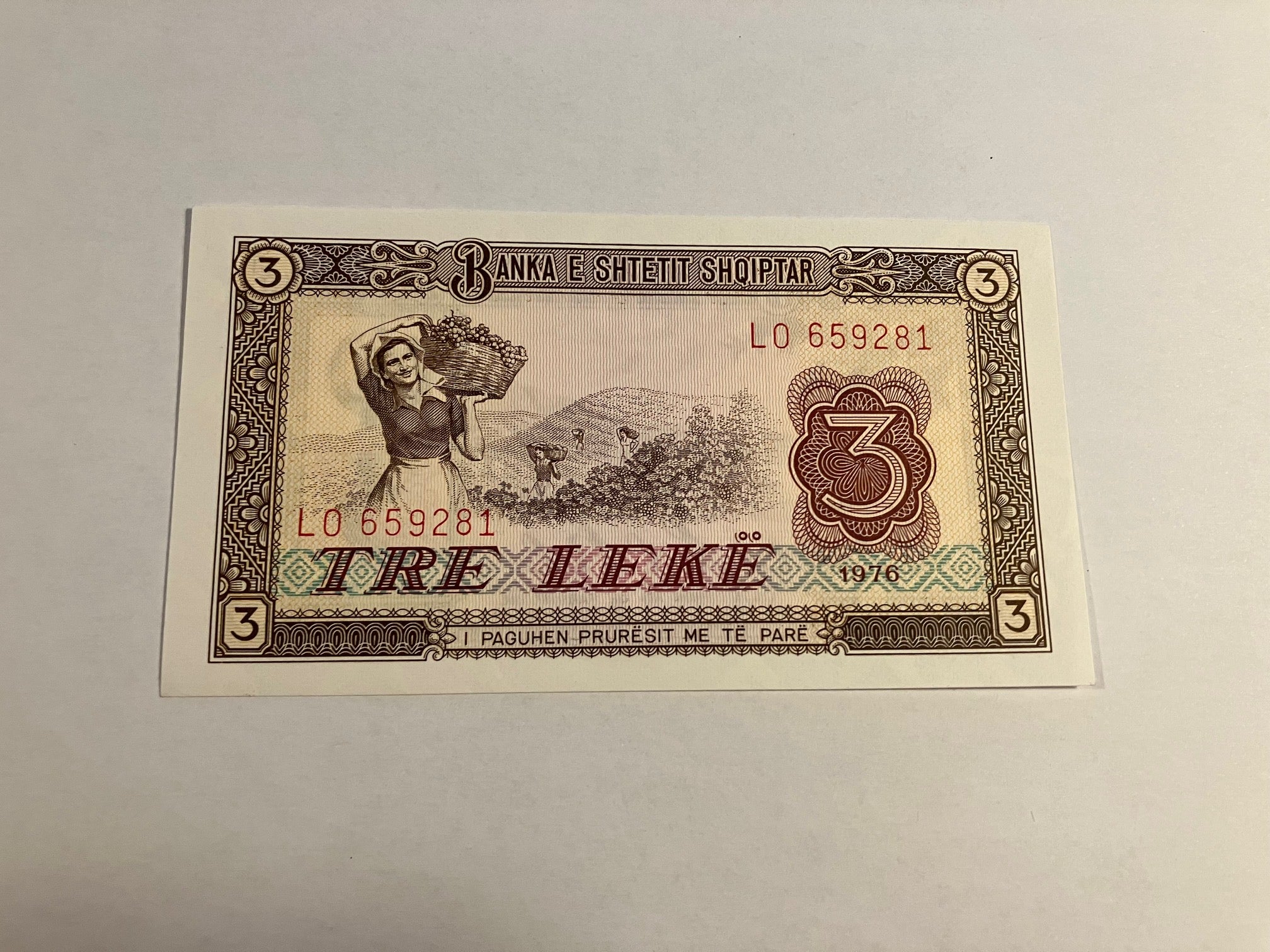3 Leke Albania 1976