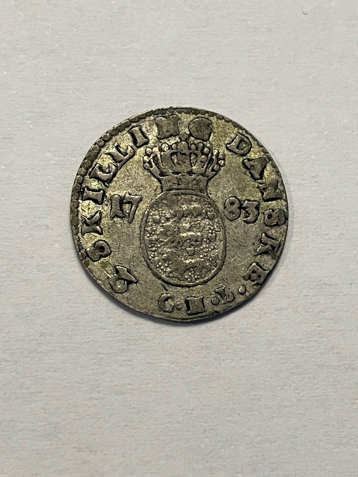 2 Skilling 1783 Danmark