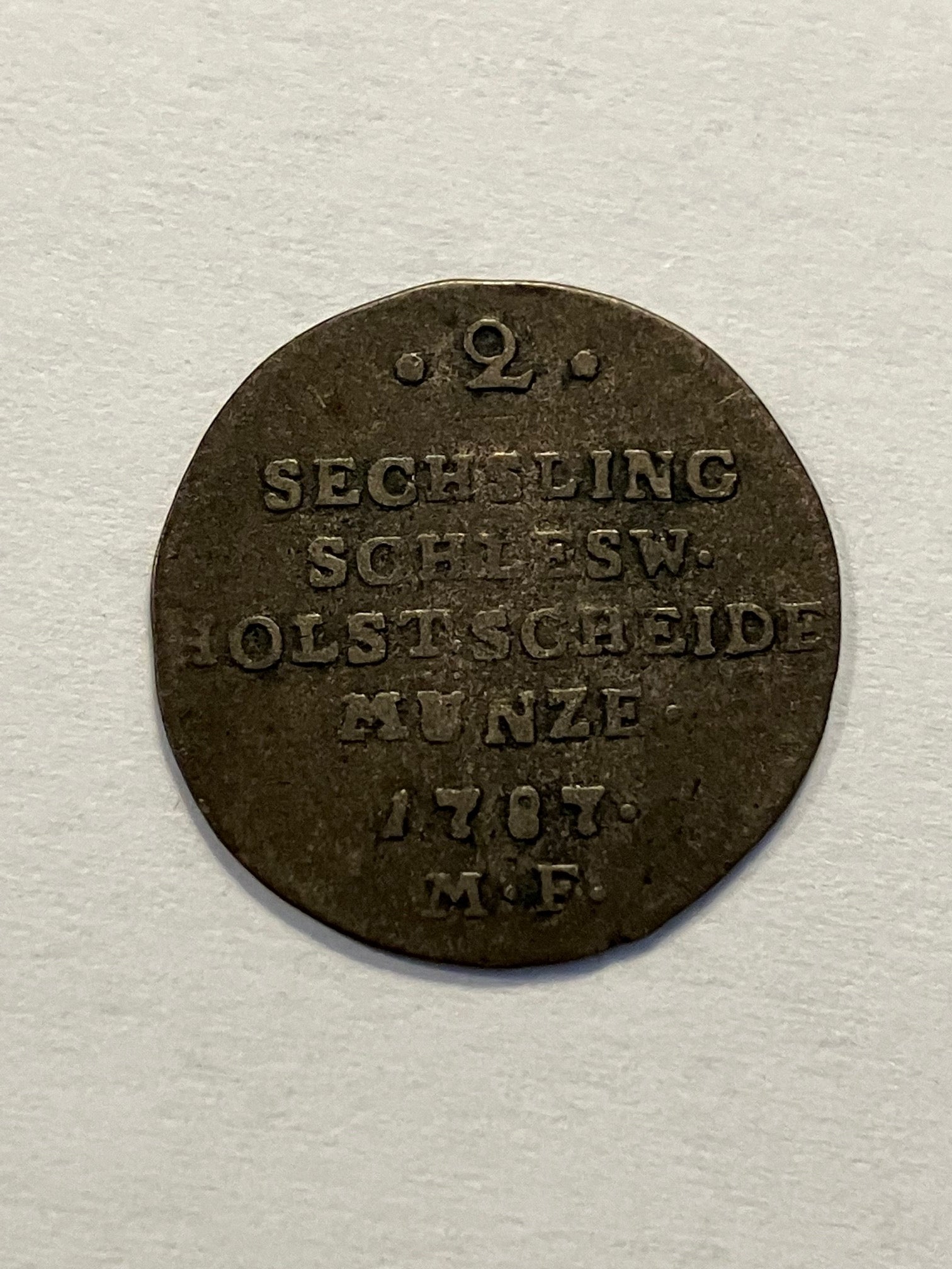 2 Schilling Schleswig Holstein 1787