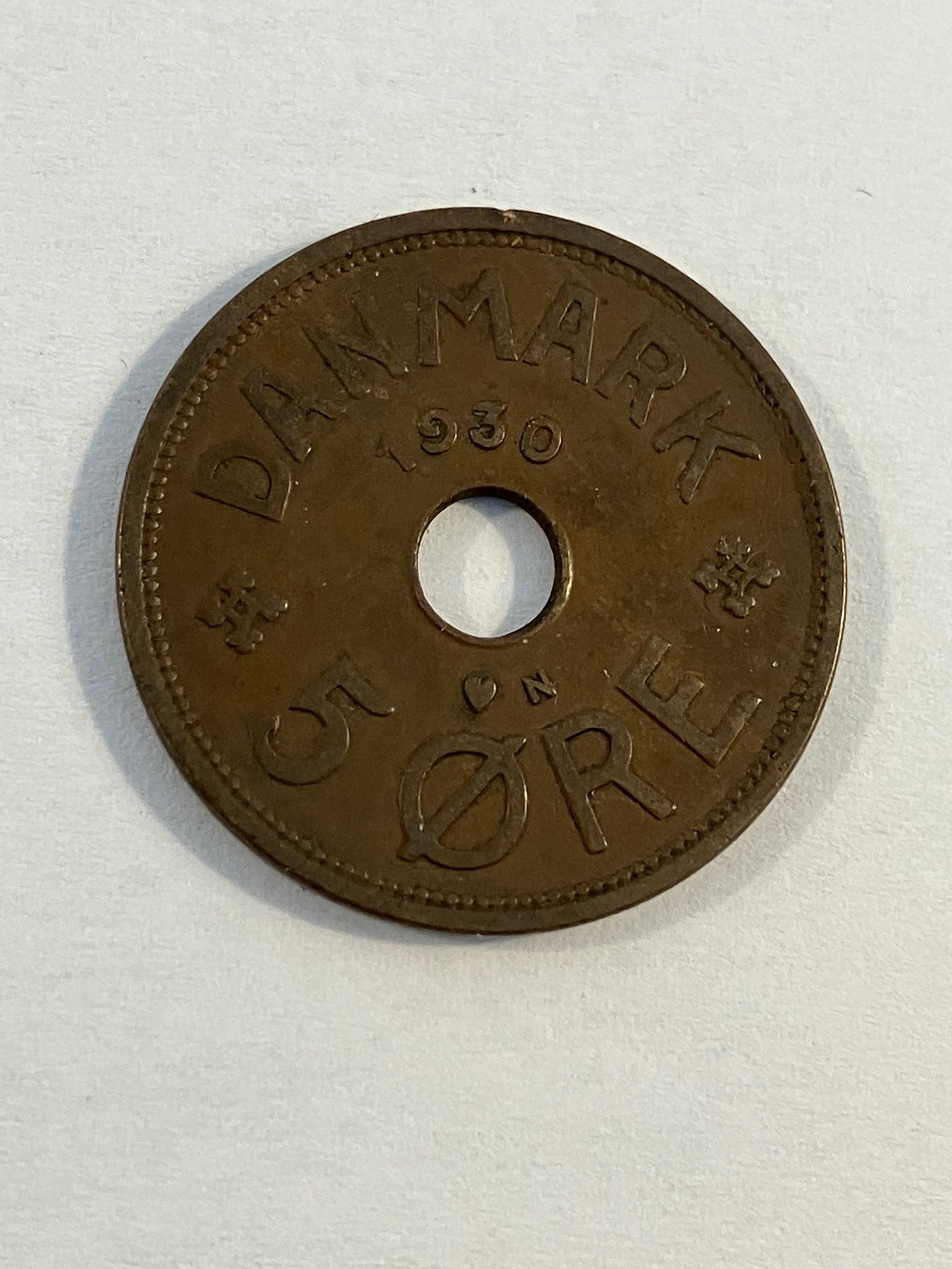 5 Øre 1930 Danmark