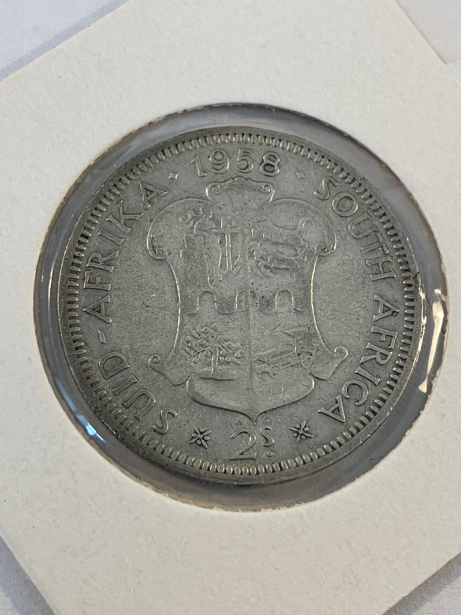 2 Shillings South Africa 1958