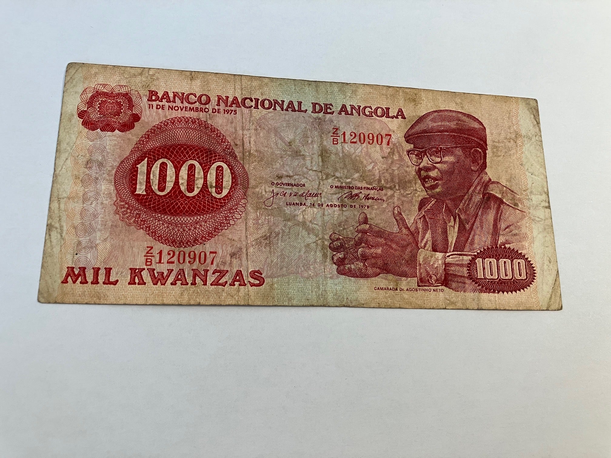 1000 Kwanzas Angola 1975