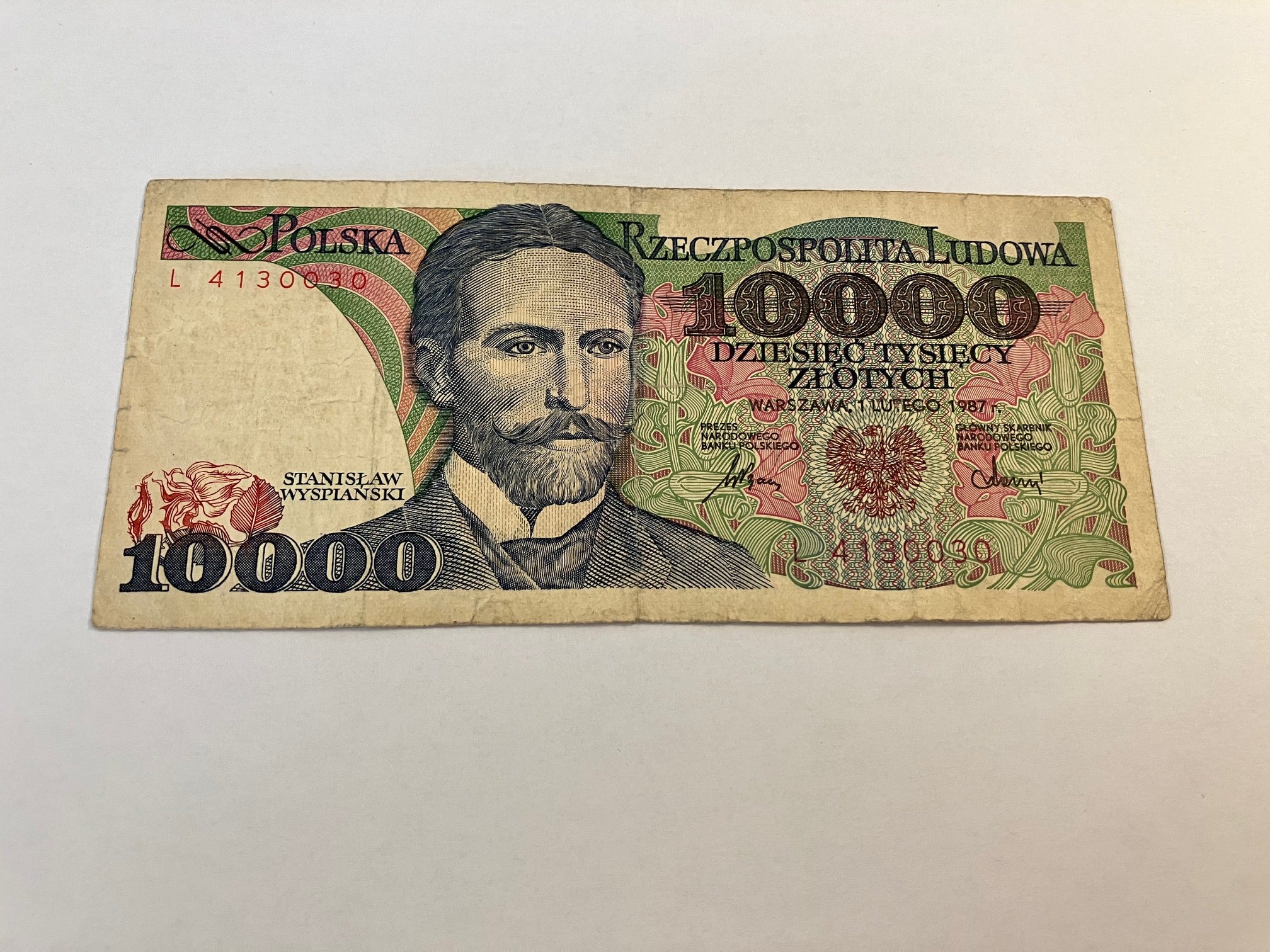 10000 Zlotych 1987 Poland