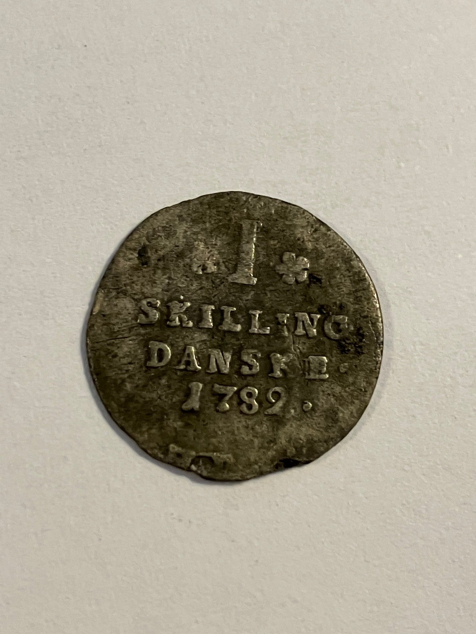 1 Skilling 1782 Danmark