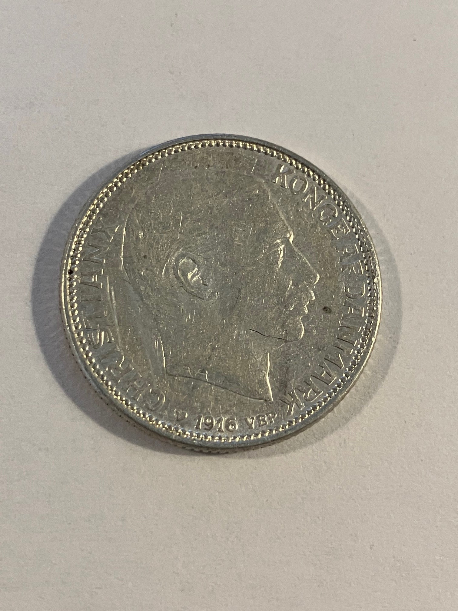 1 Krone 1916 Danmark