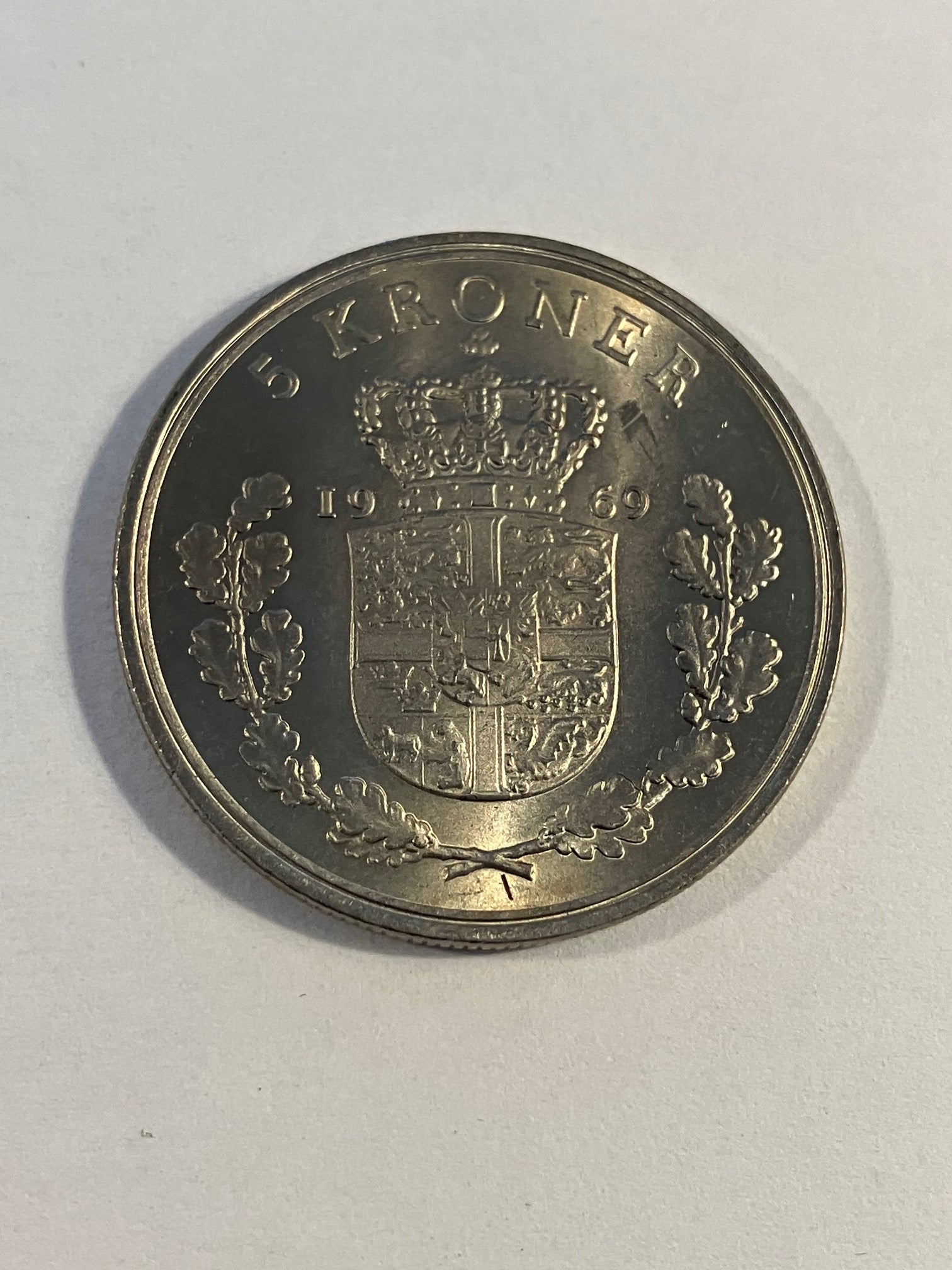 5 Kroner 1969 Danmark