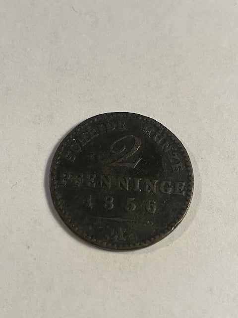 2 Pfennig 1856 Germany