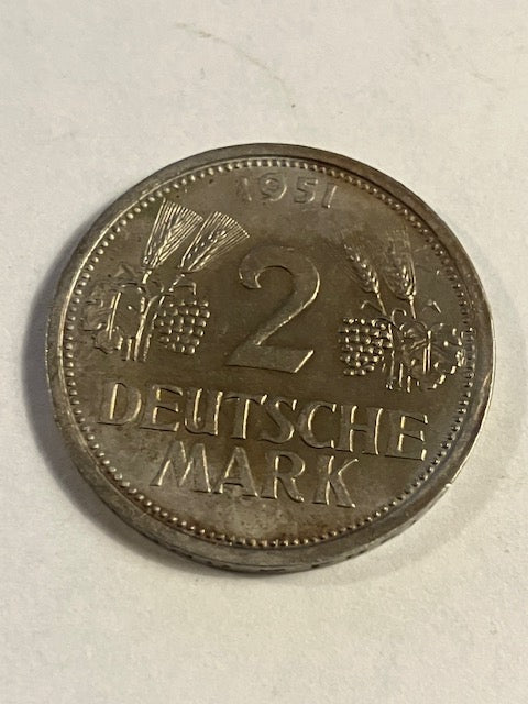 2 Deutsche Mark 1951