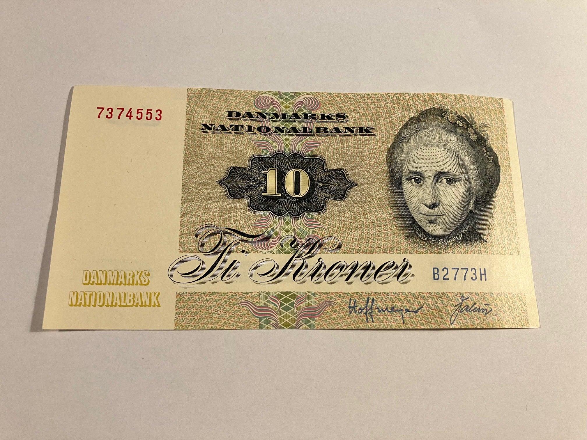 10 Kroner 1977 Danmark