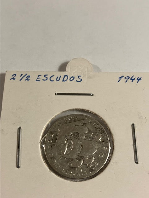 2,5 Escudos Portugal 1944