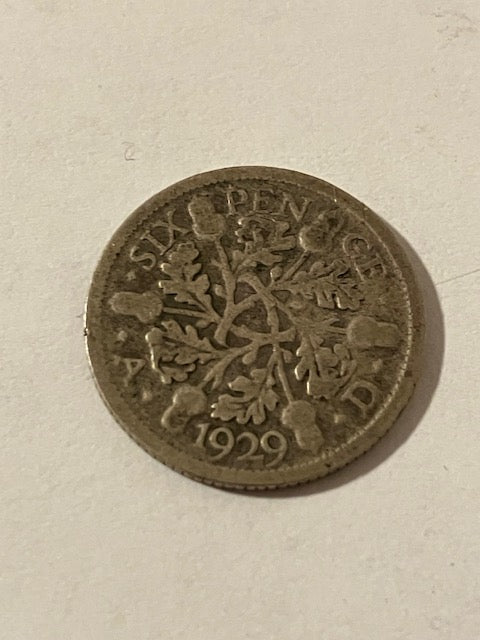 Sixpence 1929 Australia