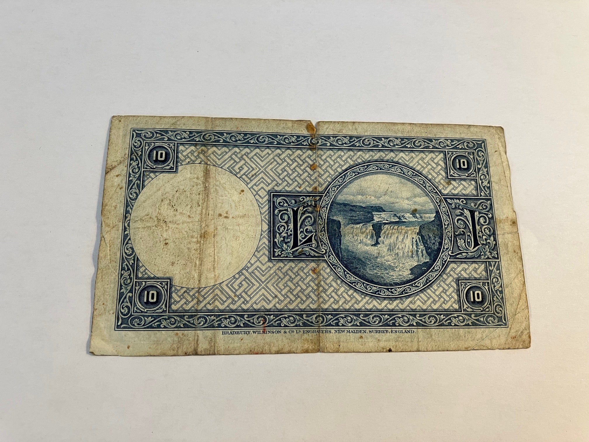 10 Kronur Iceland 1928 - Meget slidt