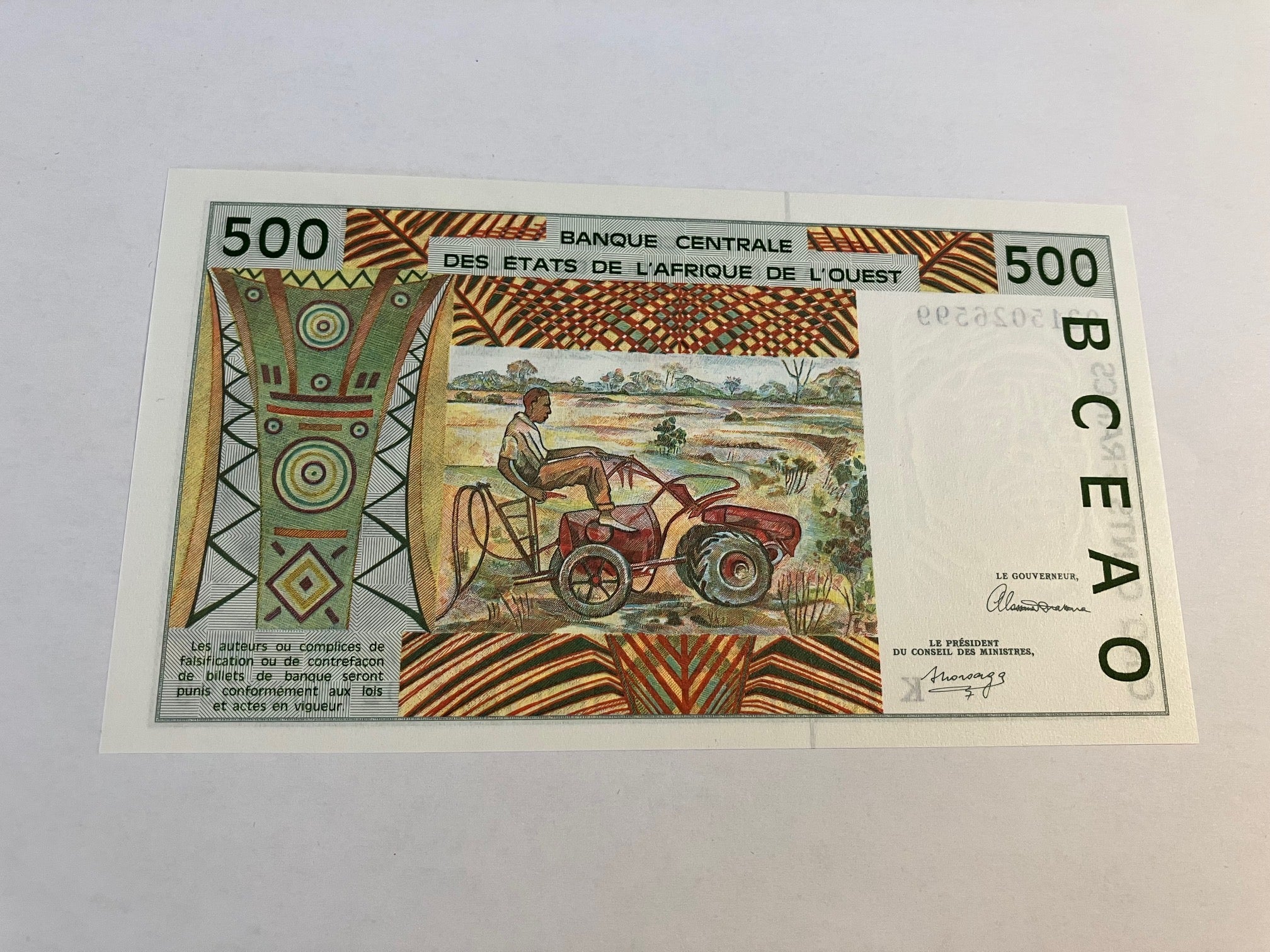 500 Francs Central African States