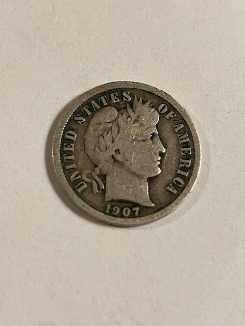 One Dime 1907 USA