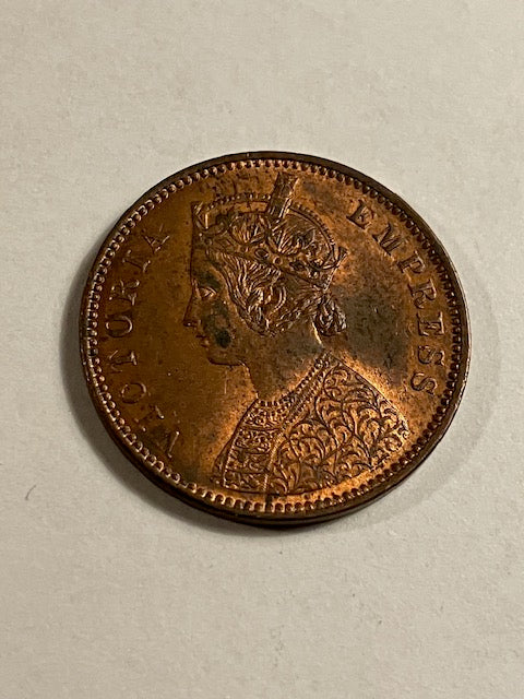 One Quarter Anna India 1880