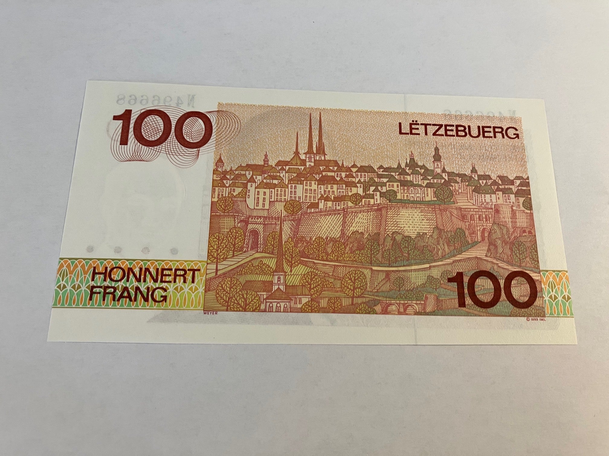 100 Francs Luxemburg