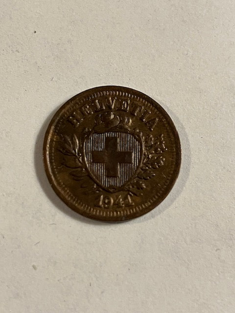 1 Rappen 1941 Switzerland