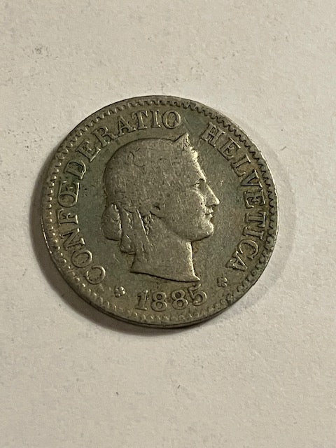 10 Rappen Switzerland 1885