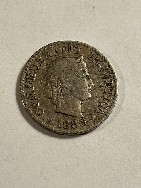 10 Rappen Switzerland 1880