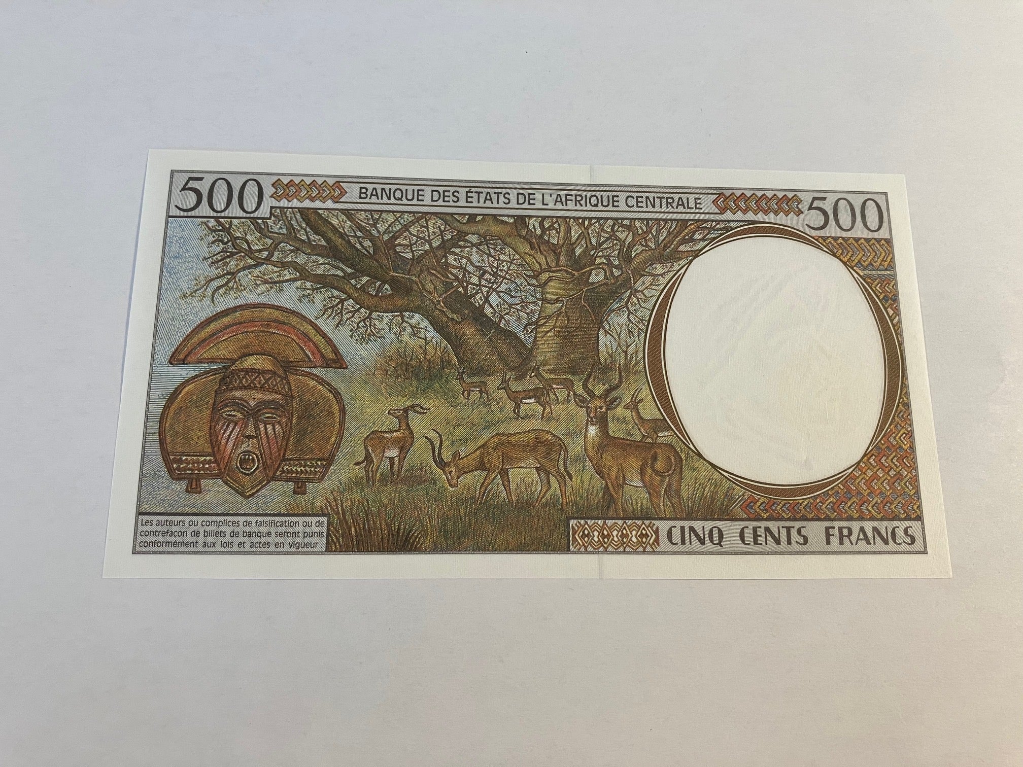 500 Francs Central African States