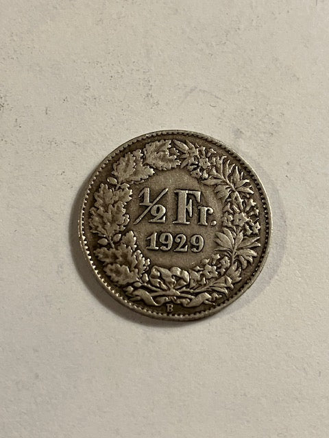 1/2 Franc 1929 Switzerland