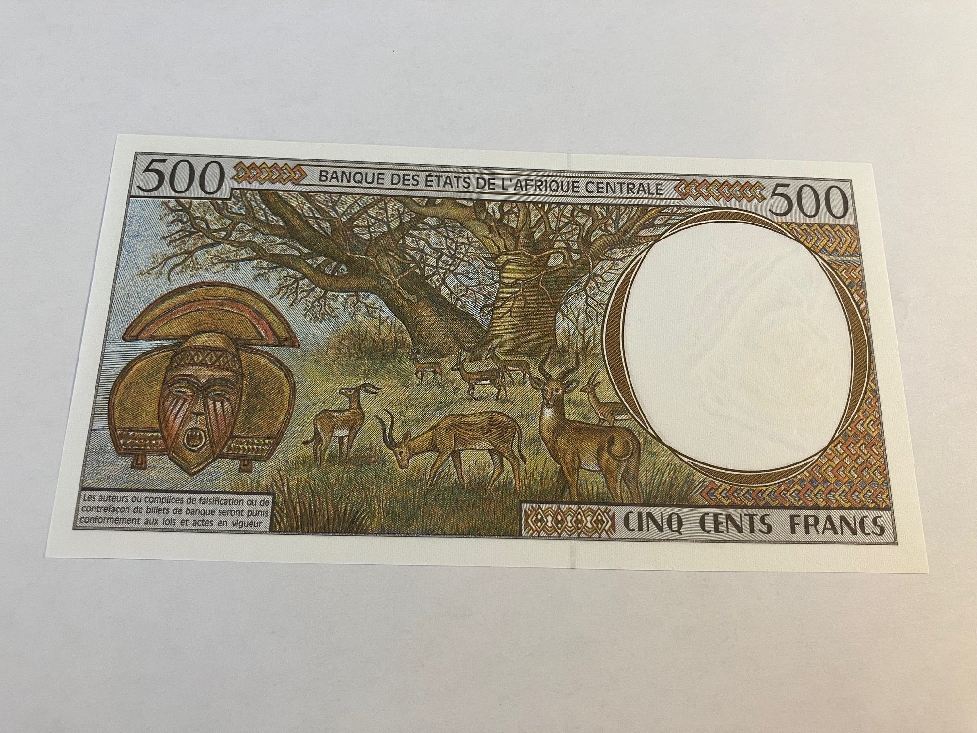 500 Francs Central African States