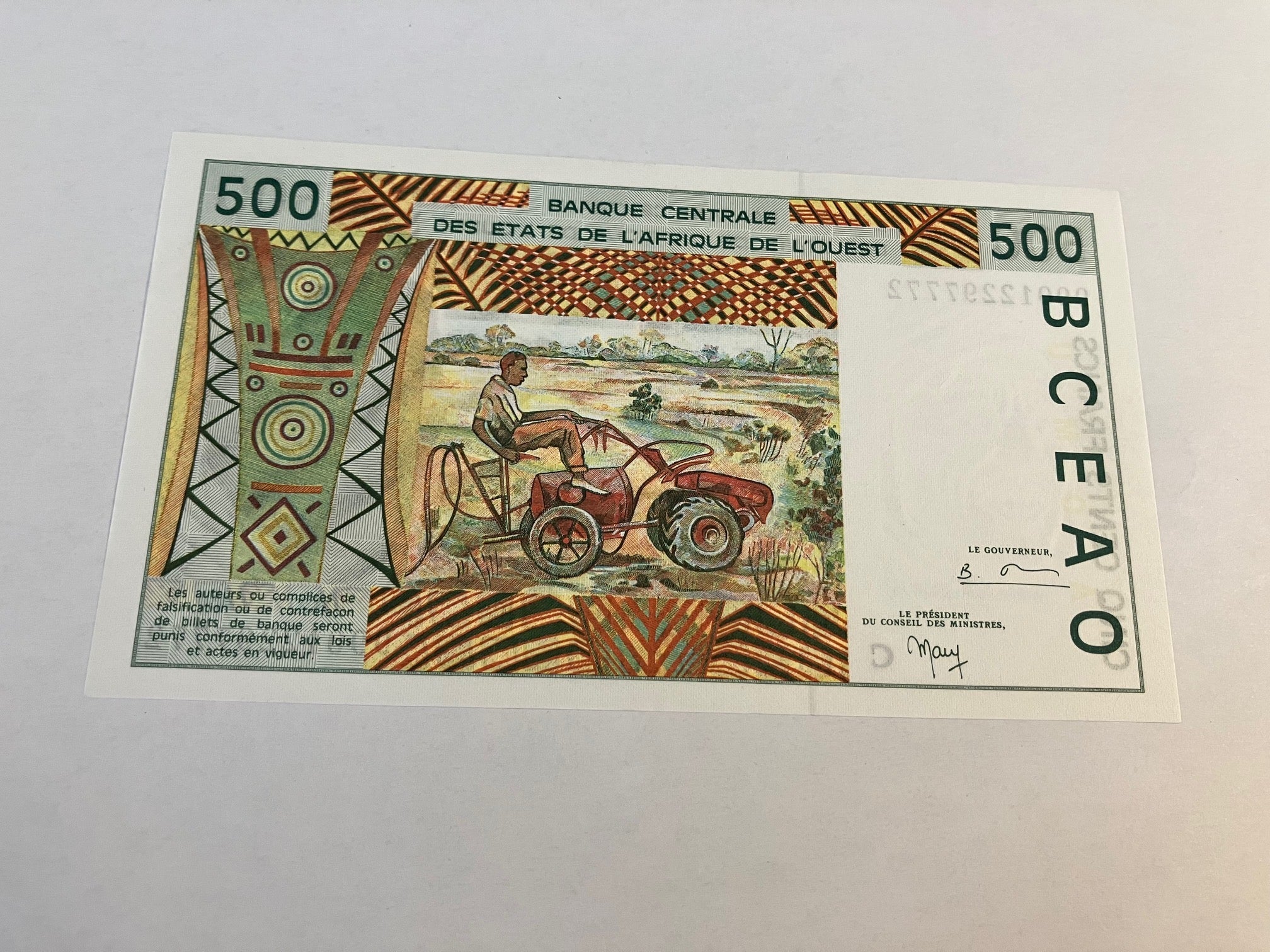 500 Francs Central African States